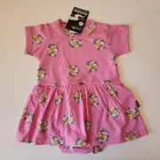 Bonds BWLYW L8G Blooming Petals Printed Stretchies Balletsuit Dress Size 00 New