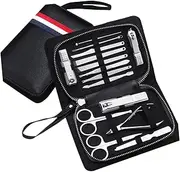 MERRYHAPY 15PCs Manicure Set Nail Cliers Professional Nail Care Grooming Kit