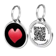 Pet Dwelling Joy Symbol QR Code Tag: Online Profile-Instant Scan GPS Email Alert