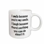 3dRose Because you’re my uncle Mug