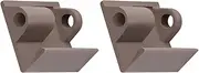 MotiveTech 2Pcs Rear Seat Latch Clips Middle Latch Prevent Seat Panel from Falling Replacement Center Clips for Automotive Parts