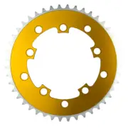 ProBMX Chainring #2 - 110/130BCD - 44 Teeth 3/32" Dia Compe Gold Old School BMX