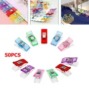 50 Wonder Clips Crafts Fabric Quilting Clip Crochet Craft Plastic Clip DIY AU