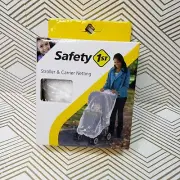 New Safety 1st Stroller Carrier Netting Bug Mesh Cover for Babies Toddlers White