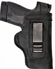 Pro Carry LT RH LH OWB IWB Leather Gun Holster For Ruger LC9 w/ CT Laserguard