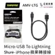 現貨可分期 Shure AMV-LTG iphone Lightning Micro USB 麥克風 MV7 MV88 轉接線