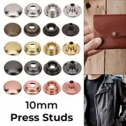 Press Studs Snap Fasteners Button Tool Leather Craft Poppers Heavy Duty Sewing
