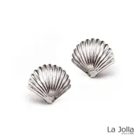 在飛比找momo購物網優惠-【La Jolla】美人寶貝 純鈦耳環(銀色)