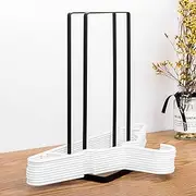 Black Iron Hanger Stacker Rack 30cm High, Large Capacity Clothes Hanger Storage Organiser, Coat Hanger Storage Box Tidy, Coat Hanger Stacker Stand for Laundry Room Closet, Space Saving