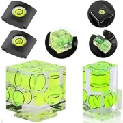 Camera Hot Shoe Cover 3 2 1 Axis Bubble Spirit Level for Nikon Olympus Pentax