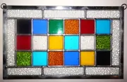 Multi Colored - Stained glass art - stained glass window hangings - Custom Made