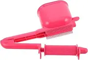 BELLIFFY Dye Brush Hair Coloring Comb Applicator Professional Hair Color Brush Color Applicator Brush Hair Color Bowl Hair Dye Tools Hair Dye Applicator Brush Rosy Plastic