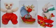 Swap cards Modern playing card back set of 3 Adorable little Toys