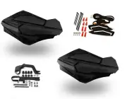 Powermadd Sentinel LED Turn Signal Handguards Black Snow Stealth Hayes 2019+