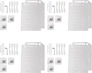 Justivana 4X 3.5 Inch HDD Hard Drive Cage 8X3.5 Inch HDD Cage Rack DIY Hard Disk Case for BTC Mining Computer Storage Expansion