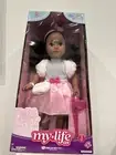 Gift My Life As Poseable Hello Kitty 18" Doll, 50th Anniversary Dark Curly Hair