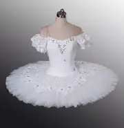 Classical Ballet tutu -- Performance quality in white girls size