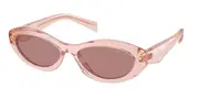 Prada PR 26ZS 19Q10D Women’s Sunglasses Pink Size 55