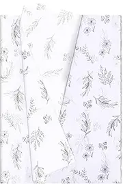 Hjvvr Tissue Paper,20sheets Gray Leaf Tissue Paper,50x35cm Leaves Wrapping Tissue for Gift Wrapping DIY Crafts Birthday