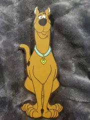 Vintage ~Scooby Doo Refrigerator Magnet Photo Thick Cut Out Lucite Large~ 1995?