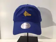 Golden State Warriors Mitchell and Ness Hat Cap Adjustable Blue OSFA