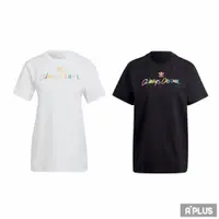 在飛比找蝦皮商城優惠-ADIDAS 女 GRAPHIC TEE 短袖上衣 休閒 棉