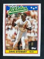 1988 TOPPS #75 DAVE STEWART NM-MT BASEBALL CARD