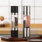 Refillable Manual Pepper Grinder Double-head Pepper Mills Household