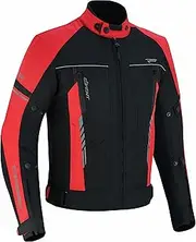 RS Motosports All Season Racing Motorbike Jacket for Men Water Proof & Breathable Motorcycle Jacket with Textile Fabric