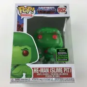 Funko Pop HE-MAN SLIME PIT ECCC Emerald City EXCLUSIVE Masters 952 Minor Damage
