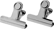 Connex DY7100038 Neodymium Magnetic Clip - Diameter 75 x 67 mm - 2 Pieces in Practical Set - Extra Strong Magnet - 4 kg Adhesive Force - for Home & Workshop / Power Magnet / Mini Magnet