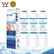 3 Pack of Samsung SRF828SCLS SRF719DLS Water and Ice maker Fridge Filter
