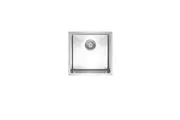 MEIR Lavello Stainless Steel Kitchen Sink - 440 x 440mm Single Bowl - Top/Under Mount - Brushed
