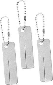 Outanaya 3pcs Portable Keychain Hook Sharpener Stones Efficient Fishing Hook Grinding Tools for Outdoor Use Multifunctional Design and High Performance Sharpening