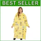 Oversized Wearable Blanket Hoodie - Cozy Sherpa Sweatshirt for Ultimate Warmth