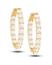 Diana M. Fine Jewelry 18K Rose Gold 10.00 ct. tw. Diamond Earrings
