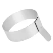 L)Stainless Steel Round Pancake Fried Egg Mold Pancakes Maker