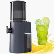 Compact Masticating Juicer – 350W Cold Press Vertical Juicer with 45RPM, High Yield, Wide Chute, Perfect for Home, Juice Bars, Restaurants, or Smoothie Shops