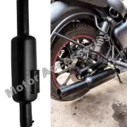 Fits For Royal Enfield Classic Reborn 350cc Small Punjab Silencer Black Empty (for: Royal Enfield)
