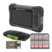 Stealth Cam SD Card Viewer with 4.3 Inch HD Touch Display and Card Holder Bundle