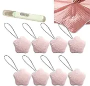 Duvet Cover Clips | 8X Non-Slip Star Shape Duvet Snap Fastener | Bedroom Quilt Cover Fixer, Home Bedding Accessories with Storage Box for Cushions