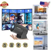 180° Rotatable Mini Projector with WiFi & Bluetooth for 150'' Screen Experience