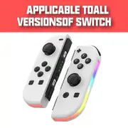 Game Console Accessories Vilcorn Joy Rgb Led 5.2 Bt Switch L/r Joypad For Nintendo Switch/lite/oled Cons Joystick With Dual Vibration For Pc Yuzu W...