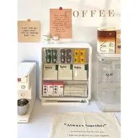 在飛比找ETMall東森購物網優惠-膠囊咖啡收納盒壁掛式辦公室桌面茶水間條裝速溶茶包收納架置物架