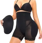 Butt Lifter Shapewear High Waist Tummy Control Hip Padded Panties Size M