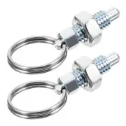 2 Pcs Position Pin Spring Retractable Indexing Plunger Loaded Latch