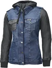 Held Petrol Ladies Motorcycle Textile Jacket, black-blue, Size M for Women Black Blue