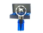 Labrador Retriever I Kristallwein-Stopfen With Dog Art-Dog