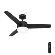 Hunter 48" Midtown Ceiling Fan w/ LED Light & Remote Control Modern Industrial