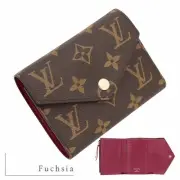 Louis Vuitton Tri Fold Wallet Portefeuil Victorine M41938 Monogram Fuchsia New 3
